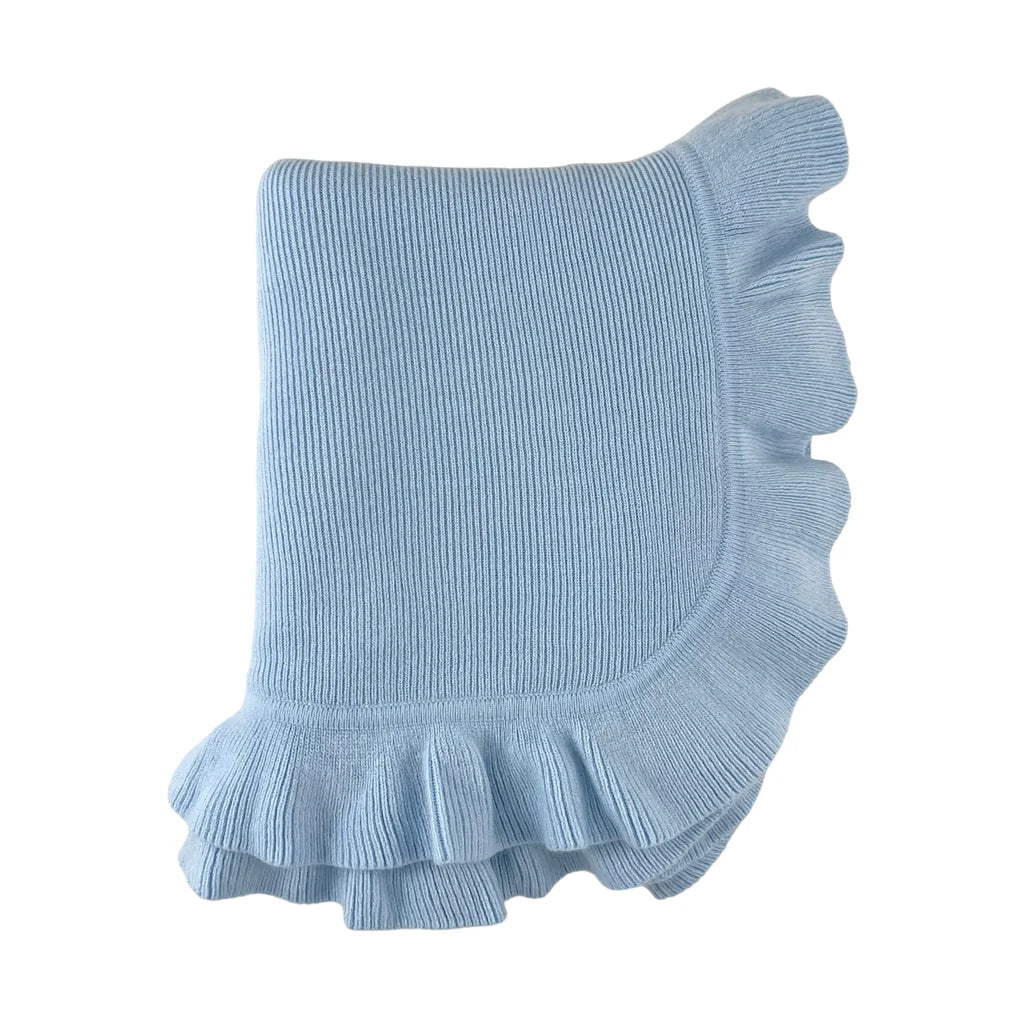 Ruffle Baby Blanket